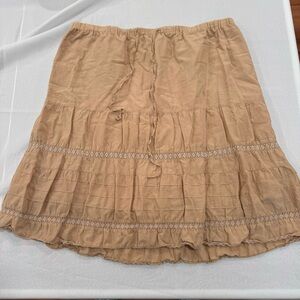 Vintage Duckhead BoHo cotton skirt 2XL